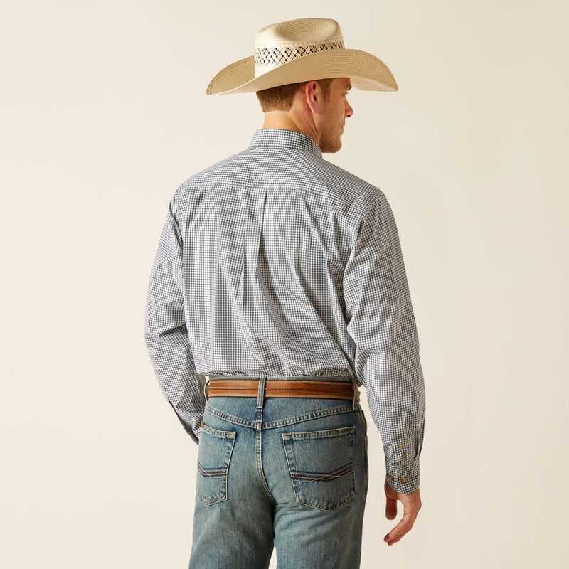 Ariat Pro Series Ewan Classic Fit Shirt Light Turquoise | 960YUAVWS