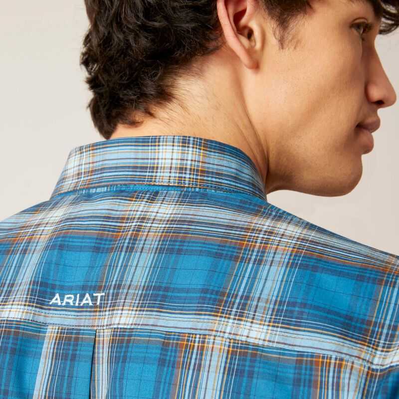 Ariat Pro Series Geron Classic Fit Shirt Blue | 215QPRNJT