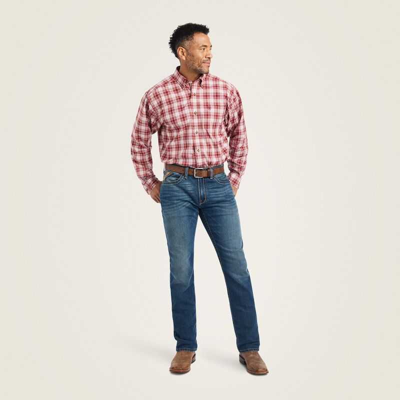 Ariat Pro Series Keegan Stretch Classic Fit Shirt Samba | 058QYVODC