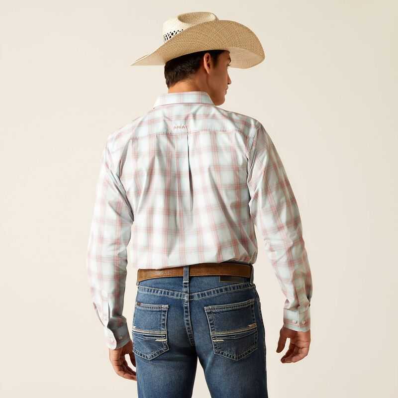 Ariat Pro Series King Fitted Shirt Blue | 013XJSPFH