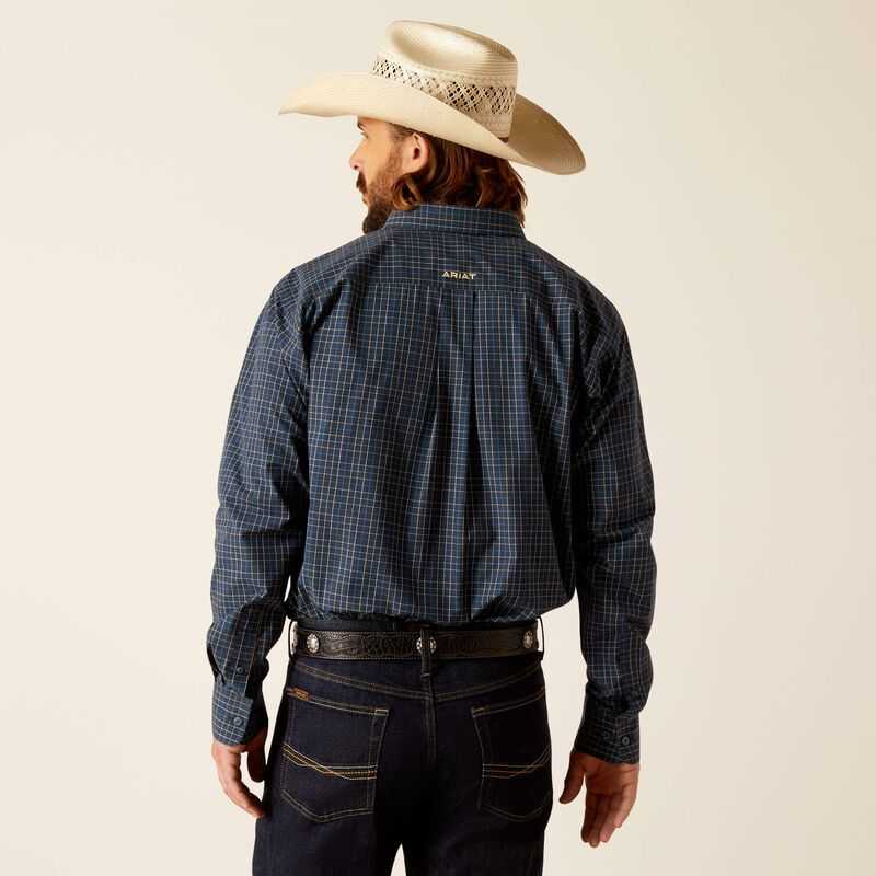 Ariat Pro Series Pharell Classic Fit Shirt Navy | 641DOHZVG