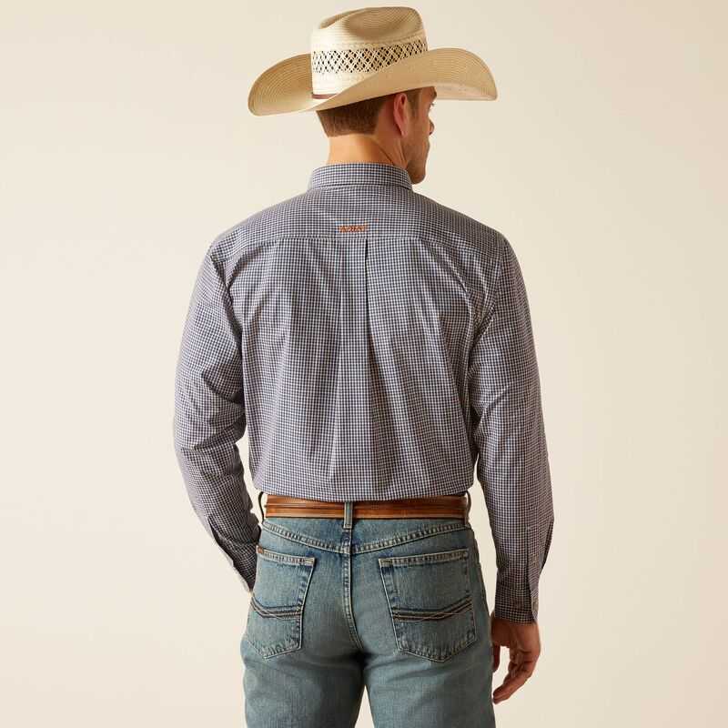 Ariat Pro Series Reign Classic Fit Shirt Navy | 790KJFWGE