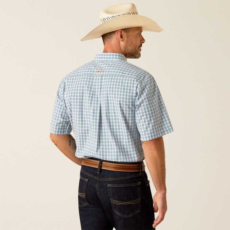 Ariat Pro Series Richard Classic Fit Shirt Blue | 523EXCZBA