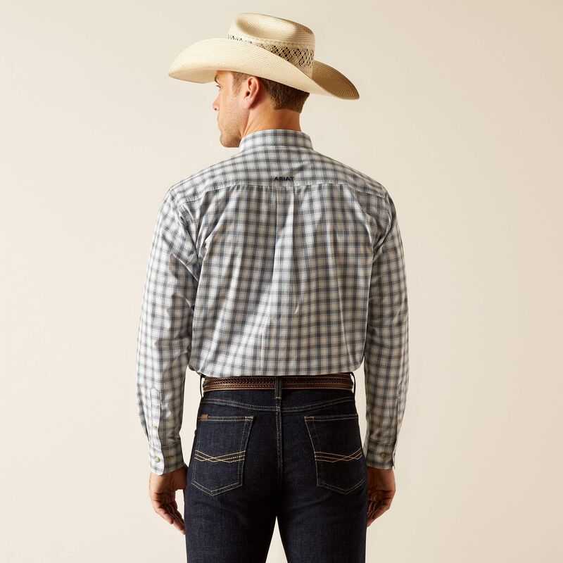 Ariat Pro Series Rodney Classic Fit Shirt Blue | 792ODWRMS