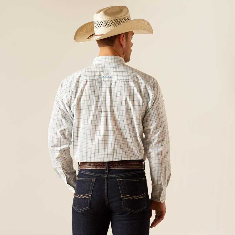 Ariat Pro Series Ronnie Classic Fit Shirt White | 365XMPIOL