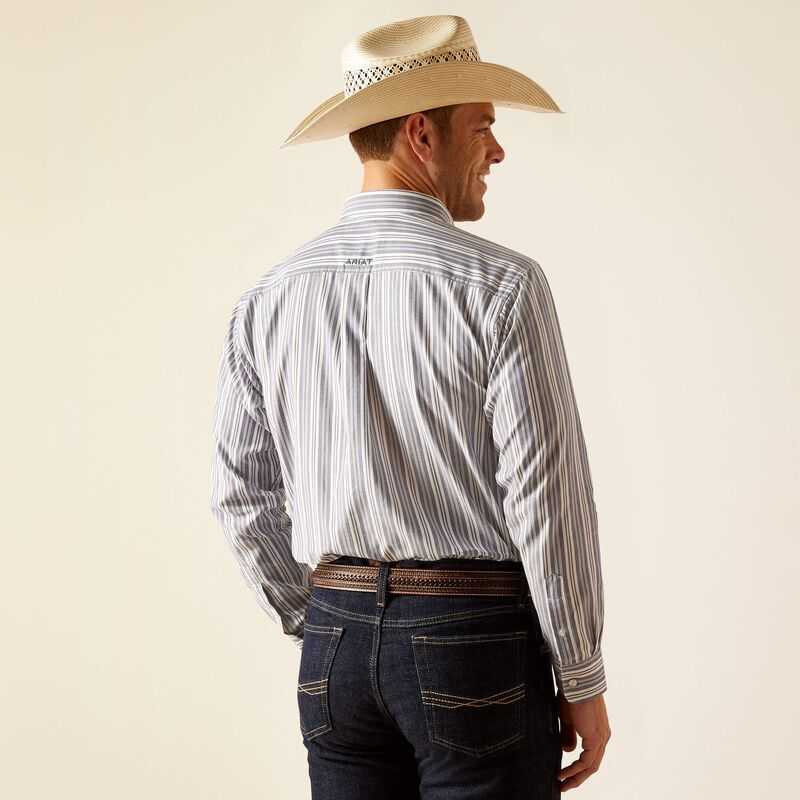 Ariat Pro Series Ross Classic Fit Shirt Navy | 410CLKYTW