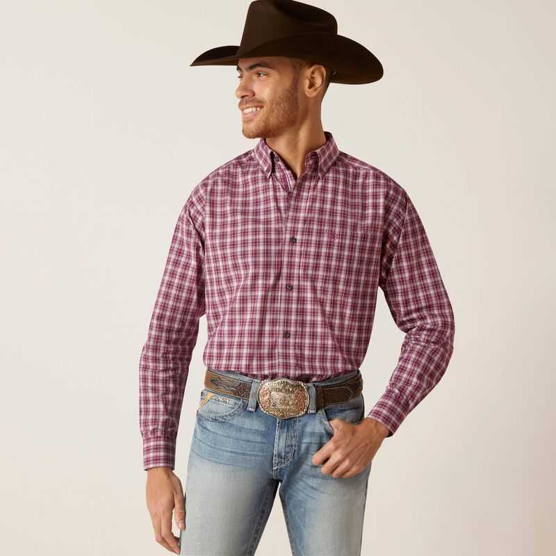 Ariat Pro Series Shepherd Classic Fit Shirt White | 409XZRIHD