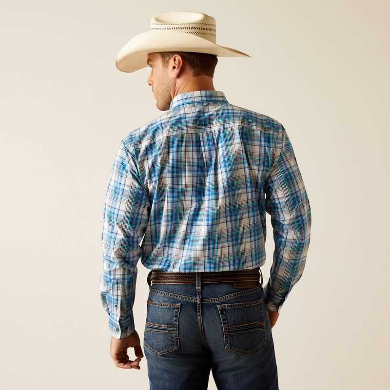 Ariat Pro Series Team Griffen Classic Fit Shirt White | 842NGJRKD