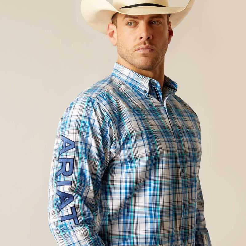 Ariat Pro Series Team Griffen Classic Fit Shirt White | 842NGJRKD