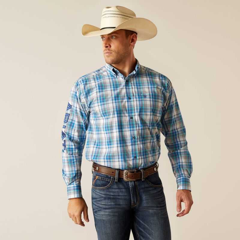 Ariat Pro Series Team Griffen Classic Fit Shirt White | 842NGJRKD