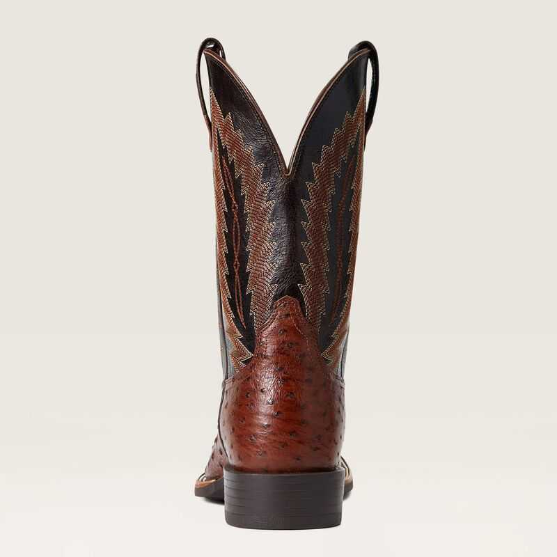 Ariat Quantum Primo Western Boot Antique Tabac Fq Ostrich | 017BMPQOS