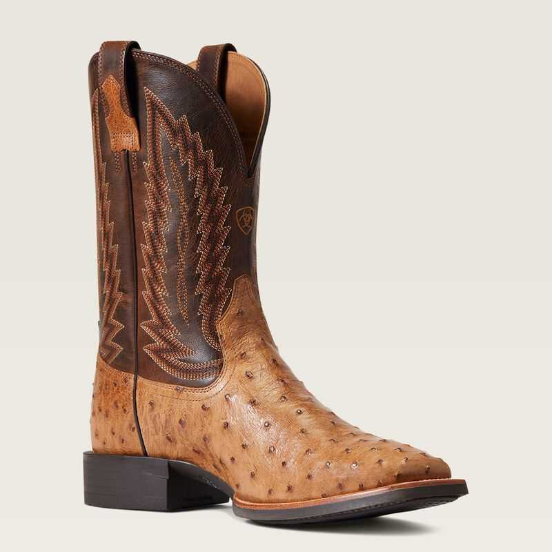 Ariat Quantum Primo Western Boot Ranger Full Quill Ostrich | 372KOVSJF