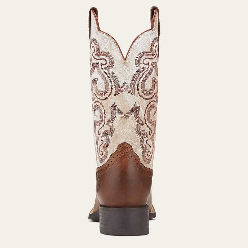 Ariat Quickdraw Western Boot Beige | 627QZTOPM