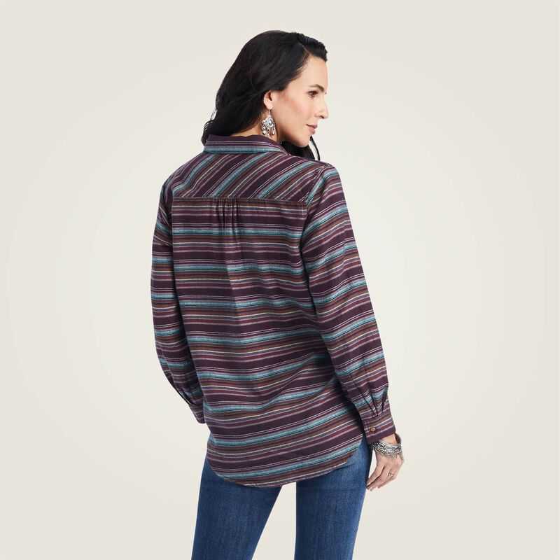 Ariat REAL Billie Jean Popover Shirt Stripes | 248PJDSBN