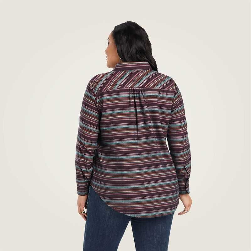 Ariat REAL Billie Jean Popover Shirt Stripes | 248PJDSBN