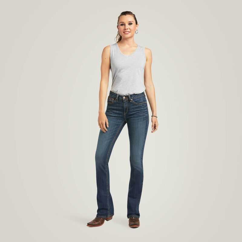 Ariat R.E.A.L. High Rise Fernanda Boot Cut Jean Arkansas | 845YEMZPF