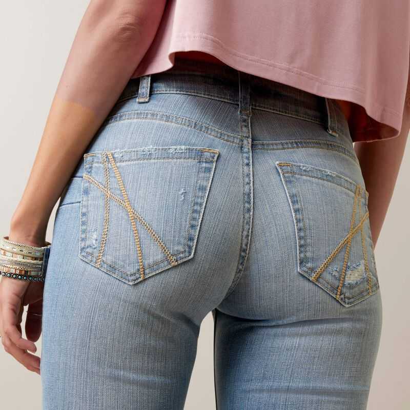 Ariat R.E.A.L. Mid Rise Hallie Flare Jean Colorado | 708JTUFNZ