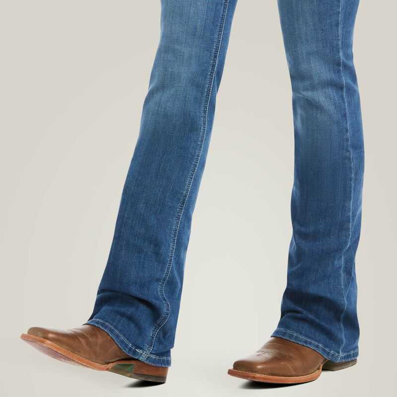 Ariat R.E.A.L. Mid Rise Patricia Boot Cut Jean Maine | 370ZEYRLD