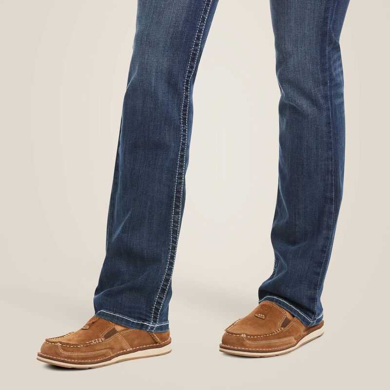 Ariat R.E.A.L. Mid Rise Stretch Ivy Stackable Straight Leg Jean Dresden | 236ZACFPU