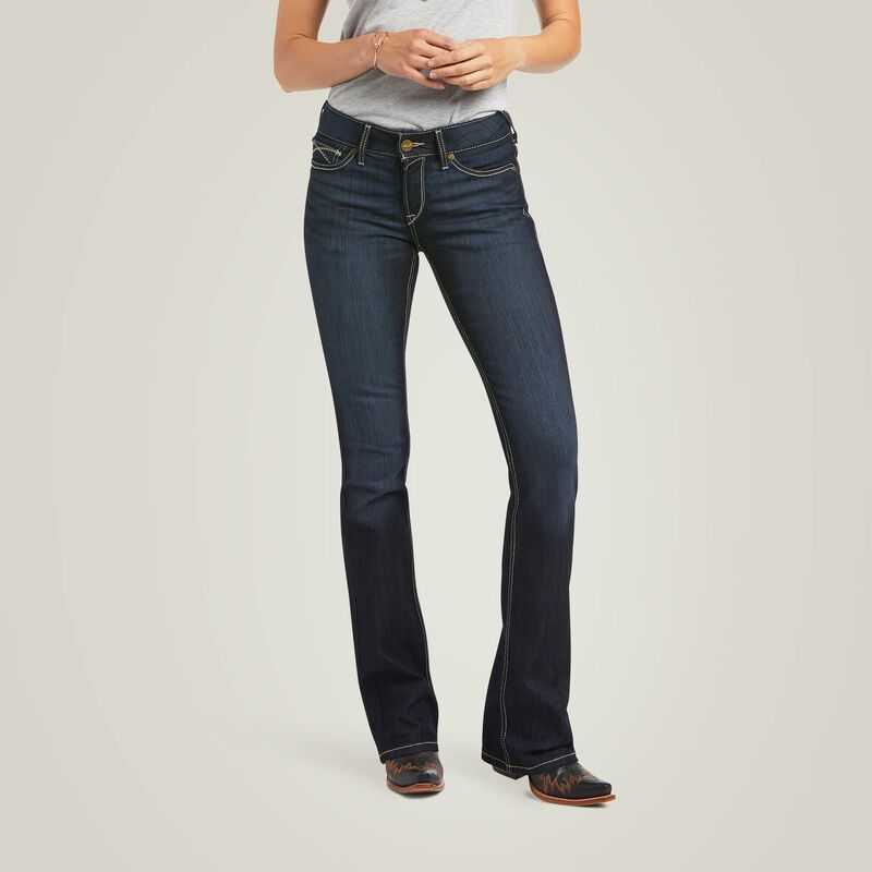 Ariat R.E.A.L. Perfect Rise Contessa Boot Cut Jean Nashville | 634PIGZUT