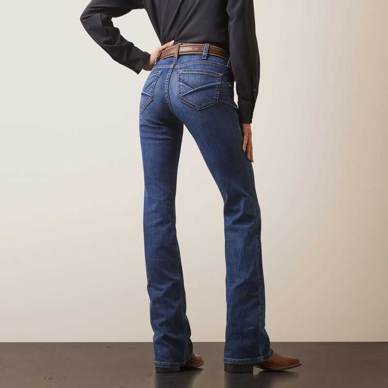 Ariat R.E.A.L. Perfect Rise Leila Boot Cut Jean Irvine | 320YKBLWV