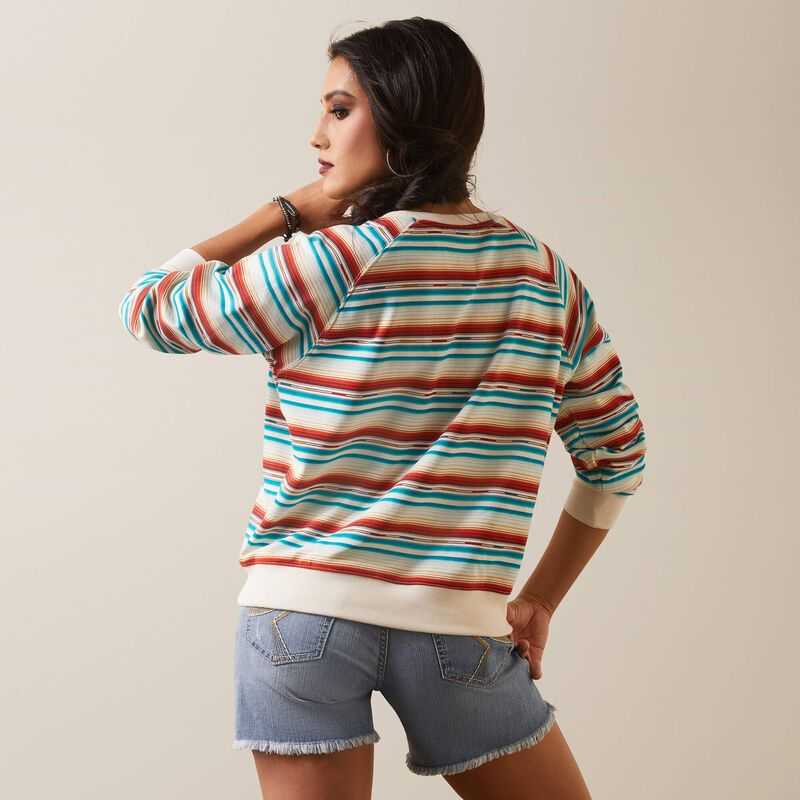 Ariat REAL Rosa Serape Sweatshirt Rosa Serape | 761LCRYVQ