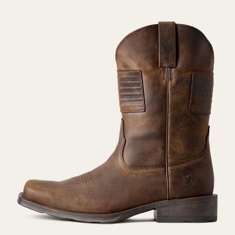 Ariat Rambler Patriot Western Boot Brown | 841BTDIRG