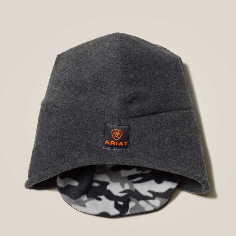 Ariat Rebar 2-in-1 Cap Grey / Black Camo | 650RVWFST