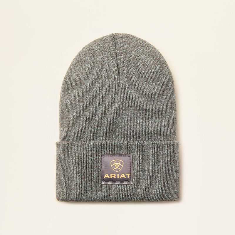 Ariat Rebar Beanie Green / Dark Grey | 806MCJRAQ