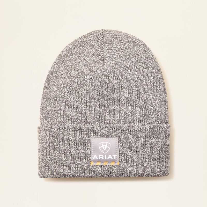 Ariat Rebar Beanie Light Grey / Dark Grey | 948XQNISE