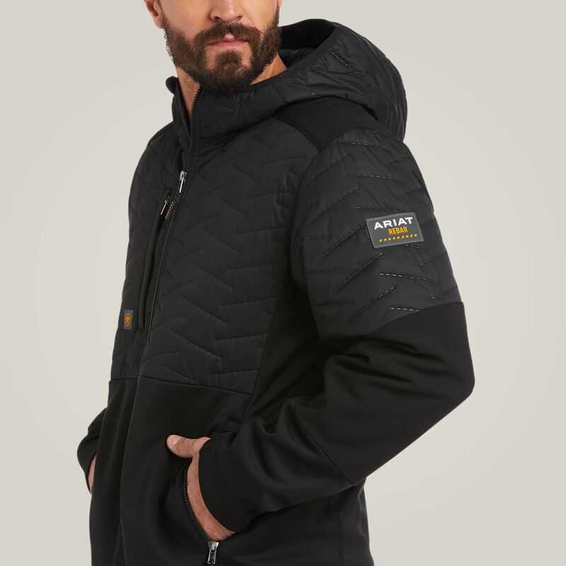 Ariat Rebar Cloud 9 Insulated Jacket Black | 721ZETYQN