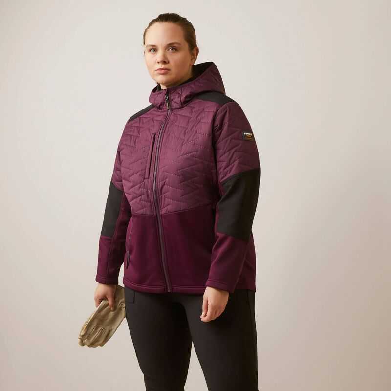 Ariat Rebar Cloud 9 Insulated Jacket Purple | 957RBGHSU