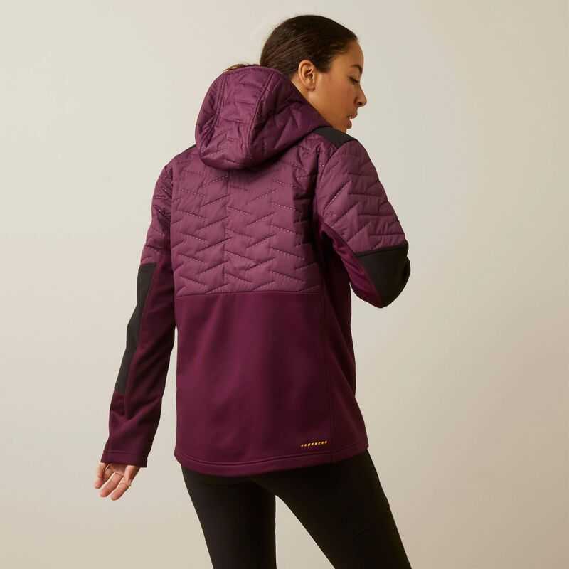 Ariat Rebar Cloud 9 Insulated Jacket Purple | 957RBGHSU