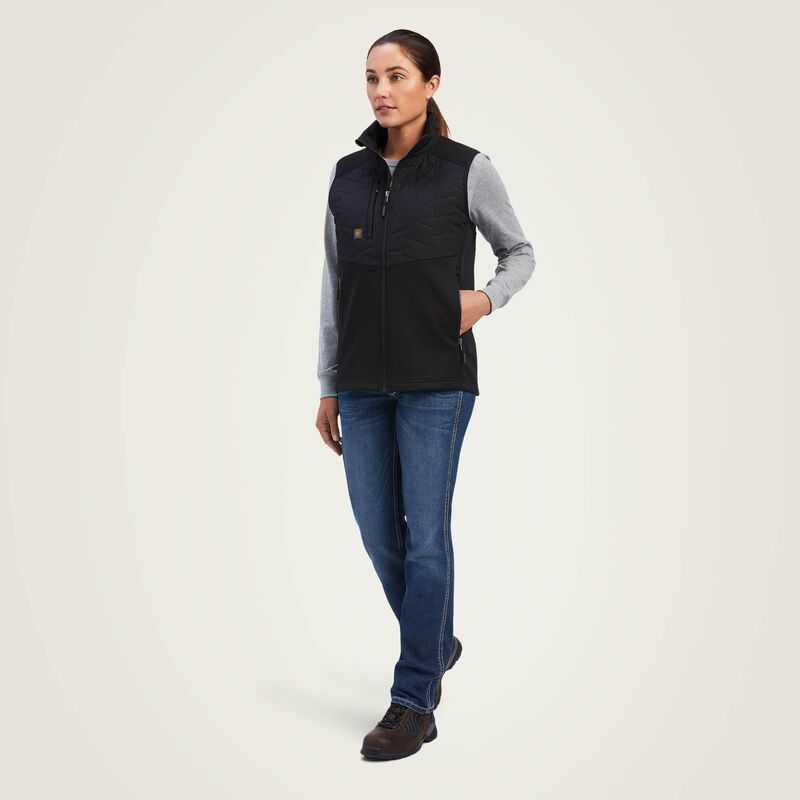 Ariat Rebar Cloud 9 Insulated Vest Black | 260DESZHR