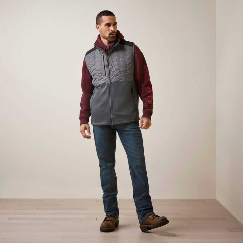 Ariat Rebar Cloud 9 Insulated Vest Grey | 430EHCIDV