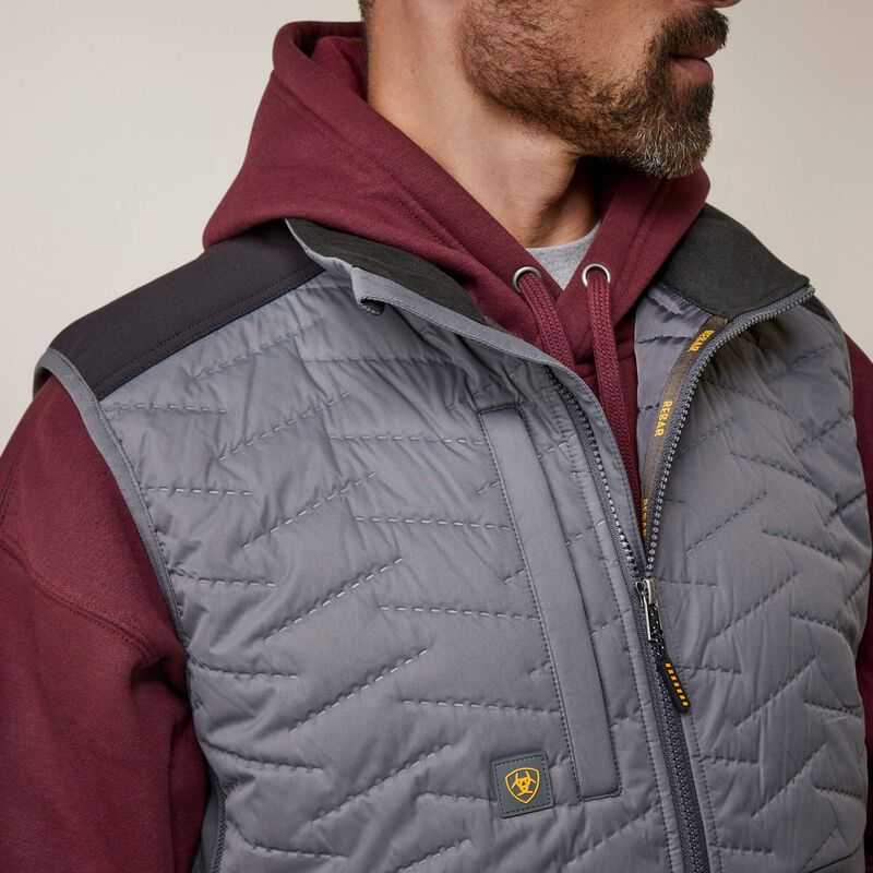 Ariat Rebar Cloud 9 Insulated Vest Grey | 430EHCIDV