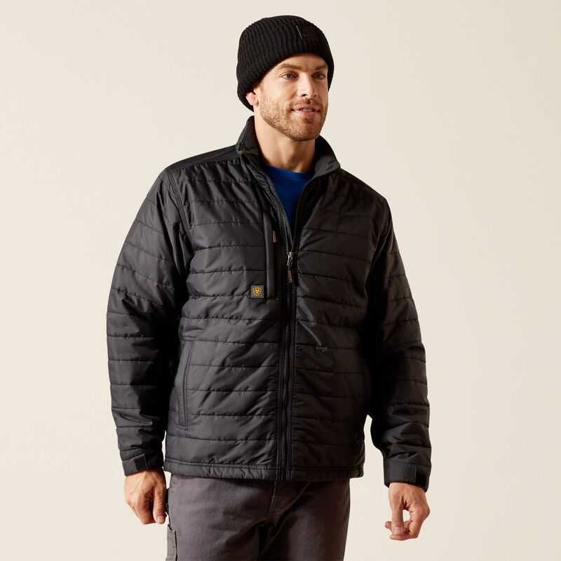 Ariat Rebar Cordura Ripstop Lightweight Insulated Jacket Black | 401BWFDSV