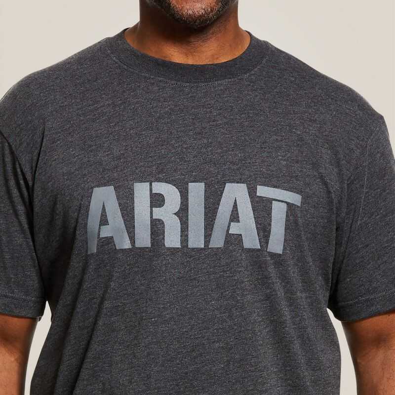 Ariat Rebar Cotton Strong Block Grey | 971YALBCJ