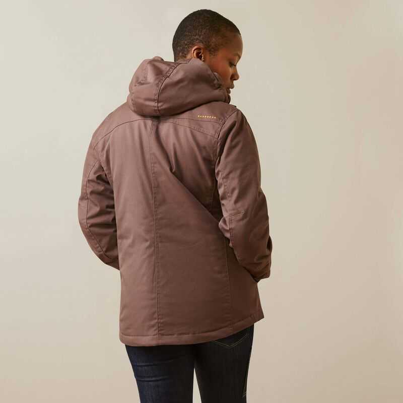 Ariat Rebar DuraCanvas Insulated Jacket Peppercorn | 581OIVGPK