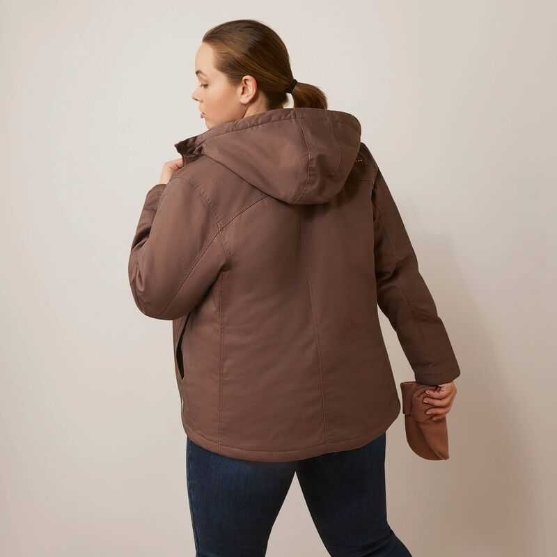 Ariat Rebar DuraCanvas Insulated Jacket Peppercorn | 581OIVGPK