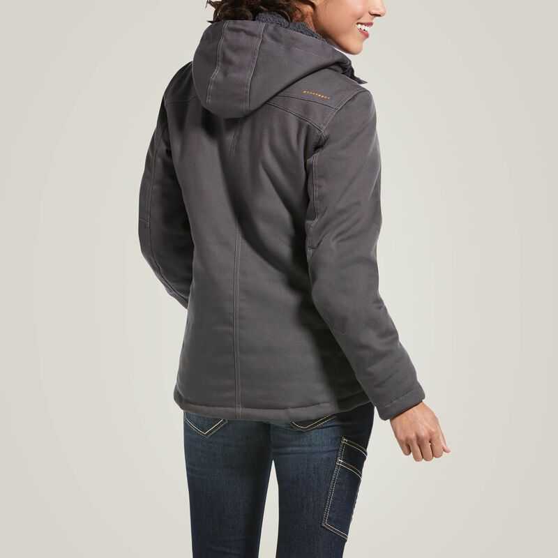 Ariat Rebar DuraCanvas Insulated Jacket Grey | 238ZMPHGE