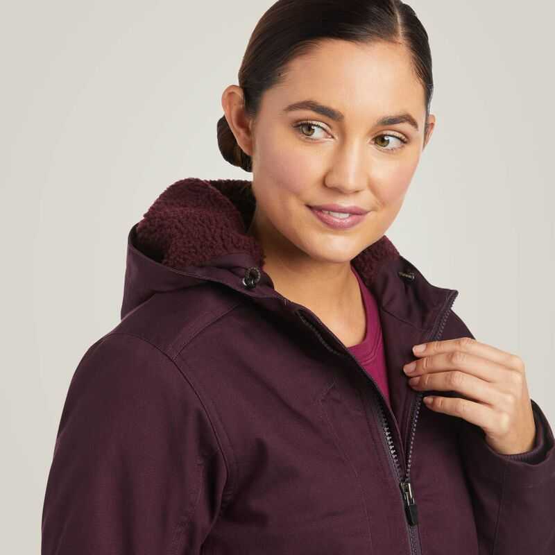 Ariat Rebar DuraCanvas Insulated Jacket Purple | 194EGKLHQ