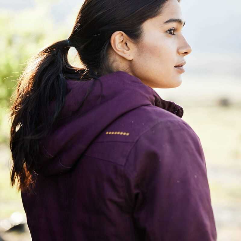 Ariat Rebar DuraCanvas Insulated Jacket Purple | 194EGKLHQ