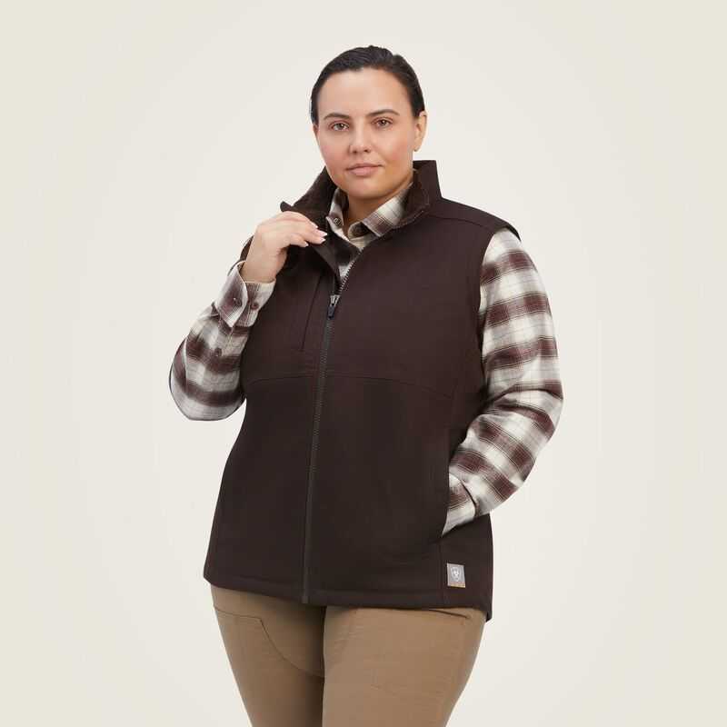 Ariat Rebar DuraCanvas Insulated Vest Mole | 467IOBQCK