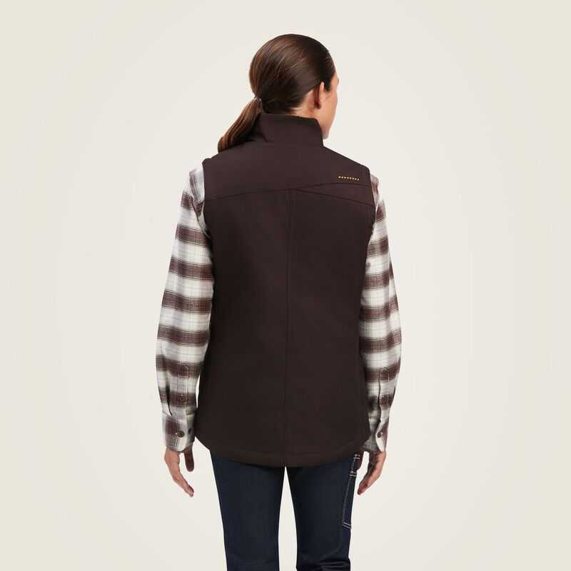 Ariat Rebar DuraCanvas Insulated Vest Mole | 467IOBQCK