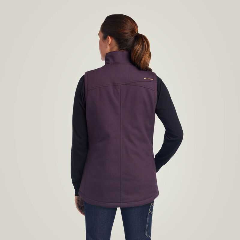 Ariat Rebar DuraCanvas Insulated Vest Purple | 612XWFAPD