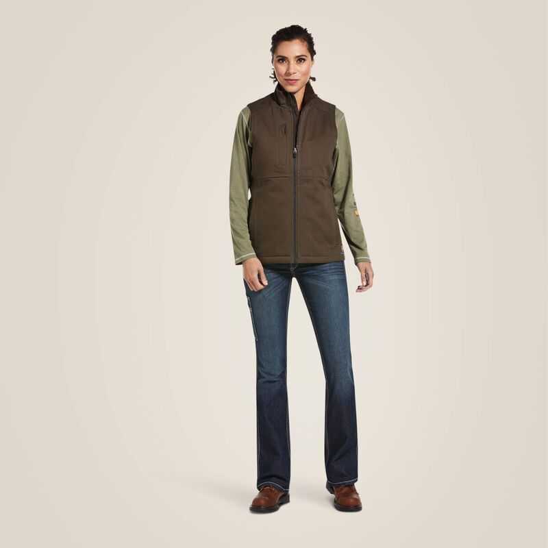 Ariat Rebar DuraCanvas Insulated Vest Wren | 318KVRDCS