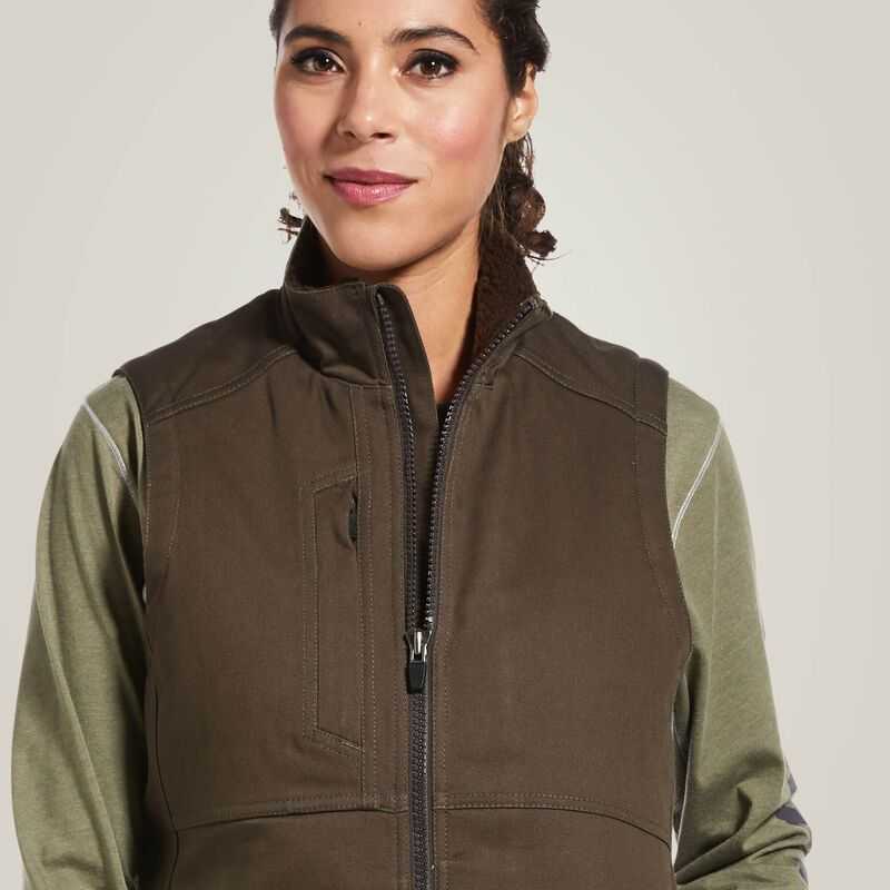 Ariat Rebar DuraCanvas Insulated Vest Wren | 318KVRDCS