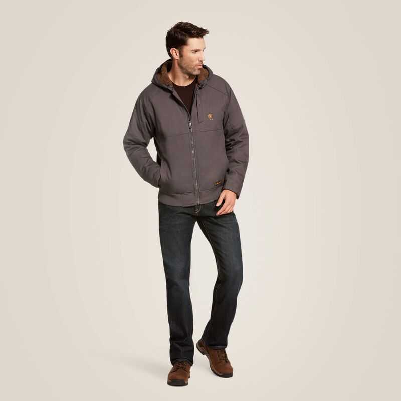 Ariat Rebar DuraCanvas Jacket Grey | 620PQHOGF