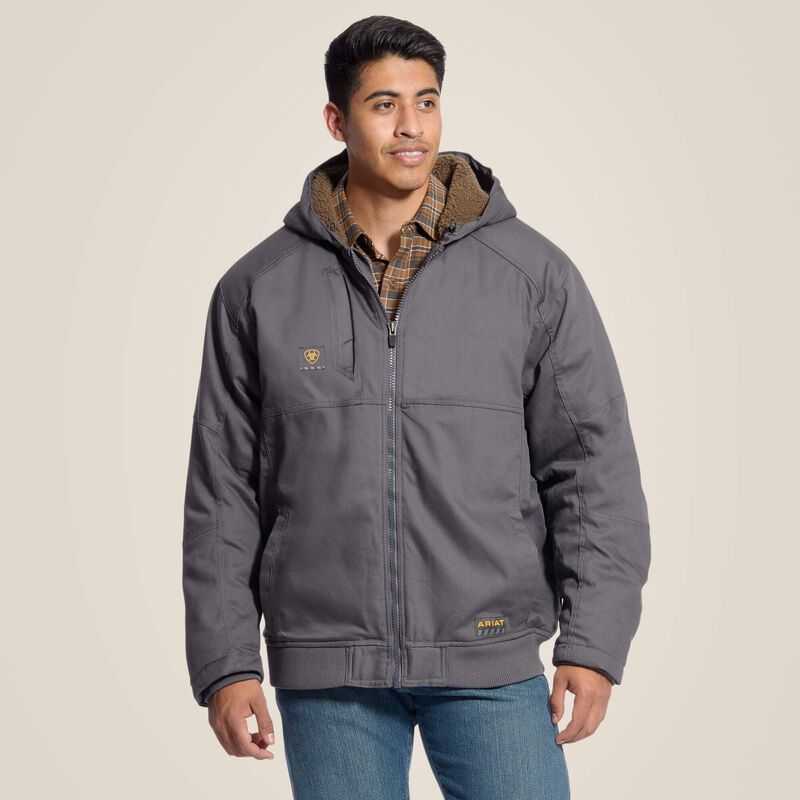 Ariat Rebar DuraCanvas Jacket Grey | 620PQHOGF